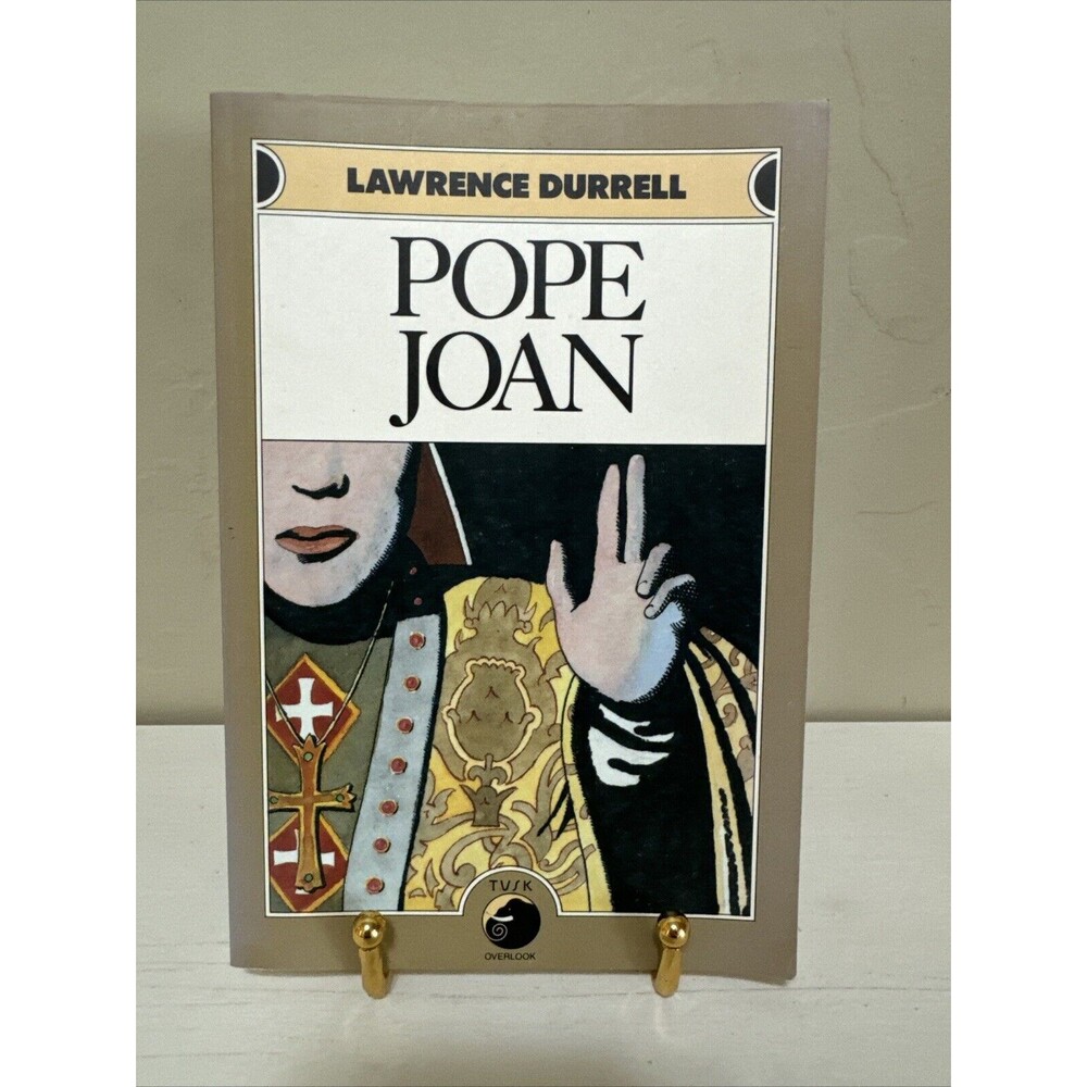 Vintage Book: Pope Joan by Lawrence Durrell. The Overlook Press. 1984.